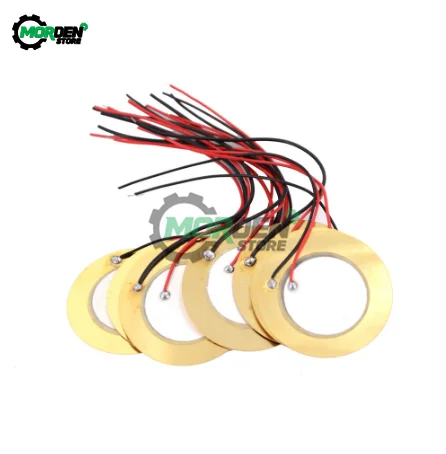 10 шт. 27 мм пьезо керамический элемент зонд датчик триггер диск барабана с кабелем