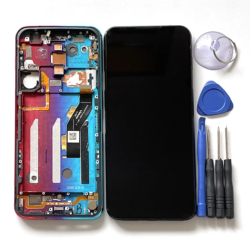 Pantalla Amoled Original de 6,5 pulgadas para m&oacute;vil, marco de pantalla LCD para ZTE nubia Red Magic 5G NX659J, digitalizador de Panel t&aacute;ctil para nubia Red Magic5G-2