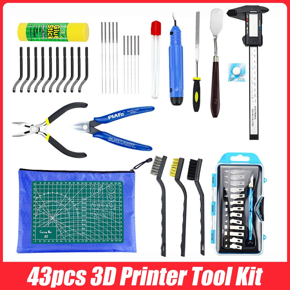 

43 шт., набор инструментов для 3D принтера