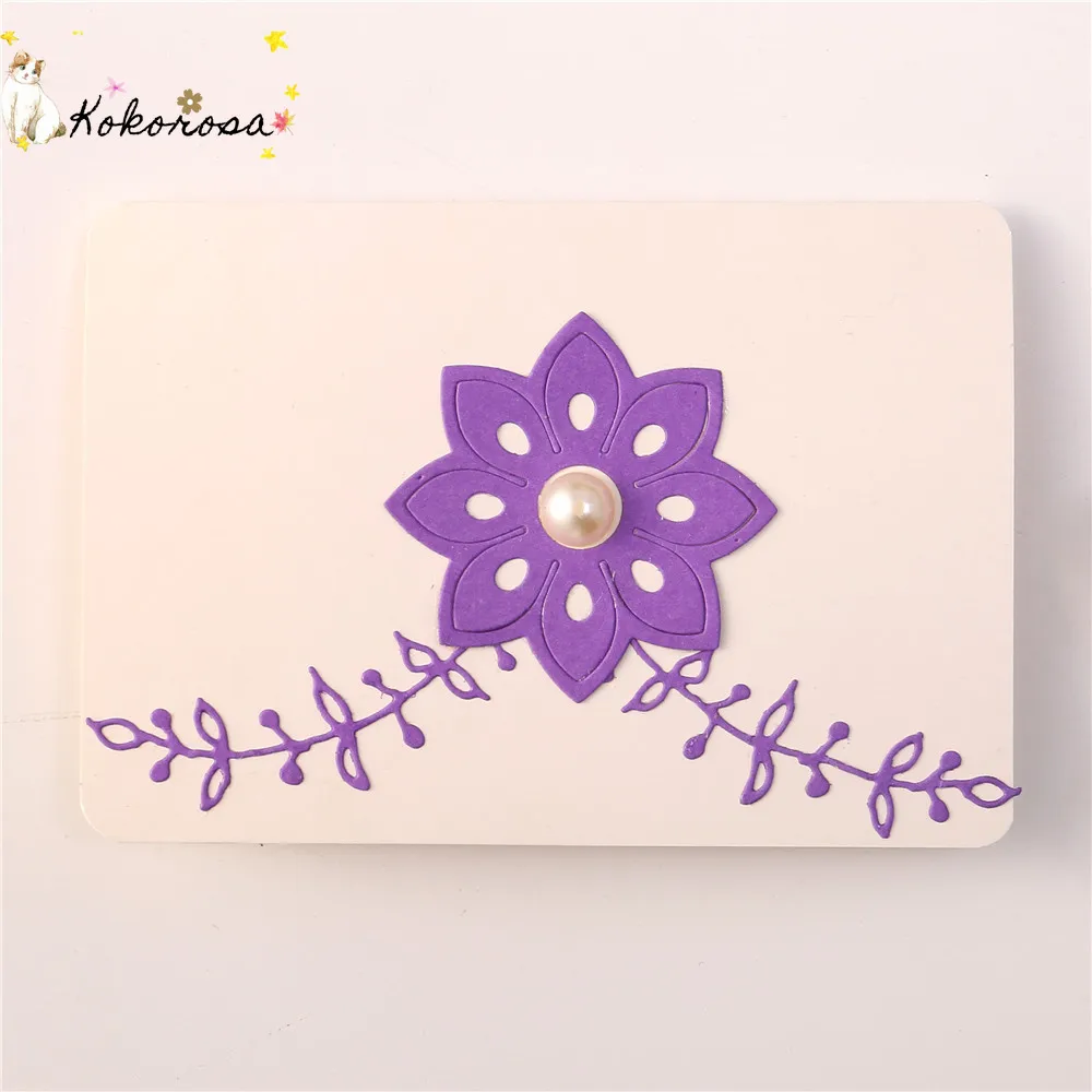 Трафареты из углеродистой стали для высечки растений 6 шт. трафареты