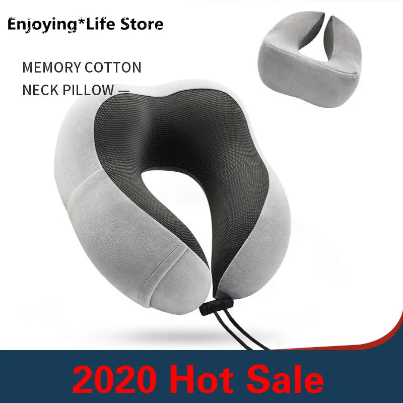 

New U-shaped Pillow Protects Cervical Vertebra Pillow Portable Pillow Memory Cotton Nap Pillow