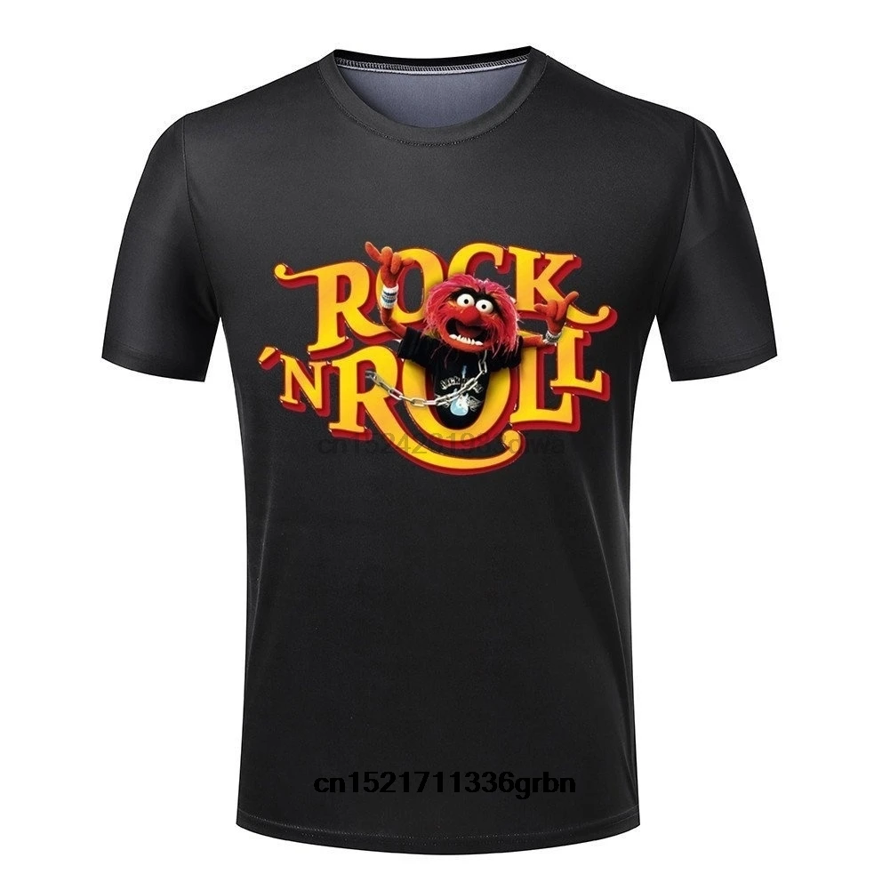 Мужская футболка Muppets с принтом животных Рок н ролл s забавная новинка для мужчин|