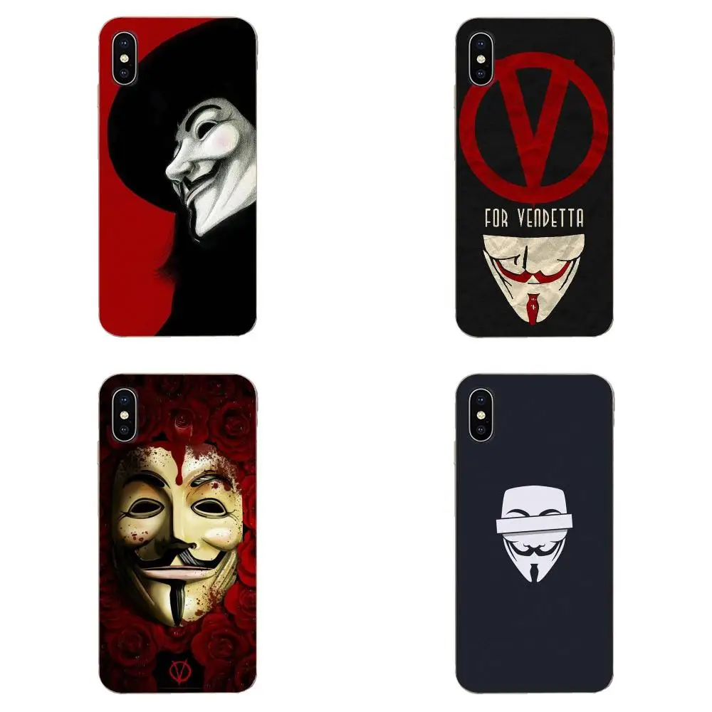 Fundas V для Vendetta Xiao mi 3 4 4C 4i 5 5S 5X6 6X8 SE Pro Lite A1 Max x 2 Note Высокоточный чехол