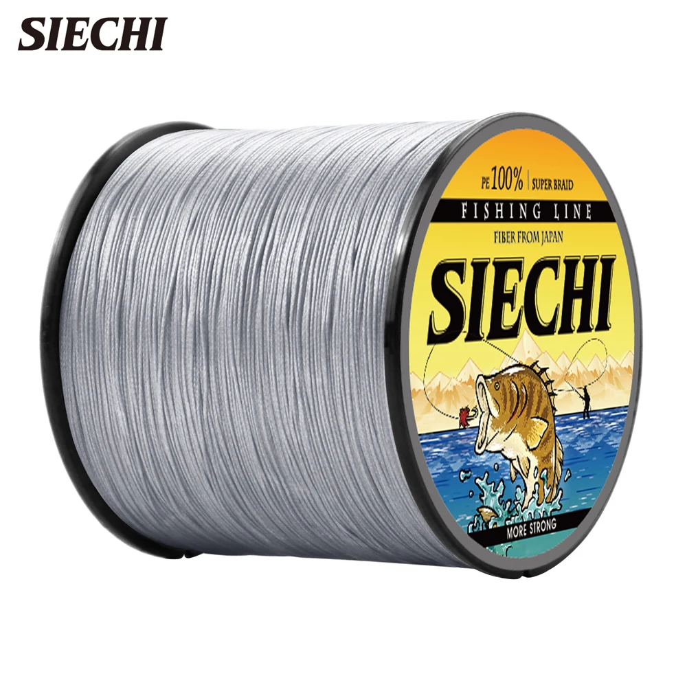 SIECHI X9 Braided Fishing Line 300M 500M 1000M 9 Strands Strong PE Fishing Line Multifilament Fishing Line