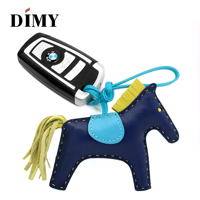 Подвеска DIMY женская из натуральной овечьей кожи, миниатюрная сумочка с подвеской в виде лошади, Рождественский талисман, 13 х10 см от AliExpress RU&CIS NEW