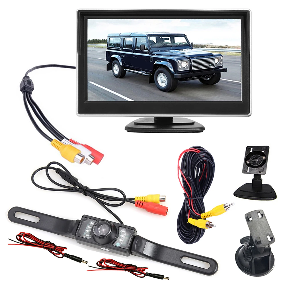 

Монитор Автомобильный с ЖК-дисплеем и камерой заднего вида