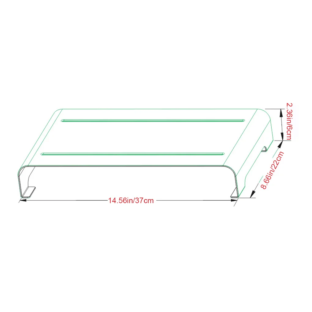 

Laptop Stand Holder Aluminum Alloy Display Screen Storage Rack Laptop Stand Holder Bracket Heightening Mount Silver