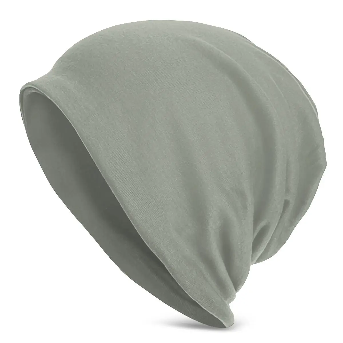 

Desert Sage Grey Green Solid Color Hats Ski Skullies Beanies Cap unisex Men Women's Female Winter Spring Warm Head Wrap Hats