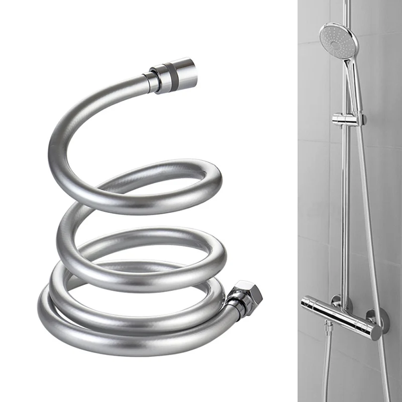 PVC High Pressure Thickening Anti-Winding Smooth Shower Hose for Bath Handheld Head Flexible Hose-1.5M | Обустройство дома