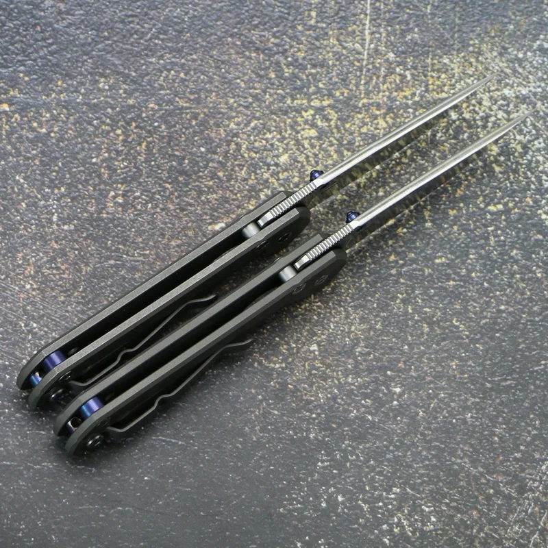 KANEDEIIA маленький складной нож Sebenza21 S35VN лезвие 6A14V титановая ручка Открытый Отдых Охота фрукты Ножи EDC инструмент