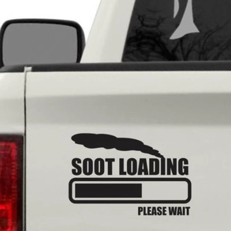 

16*10.7cm Soot Loading Powerstroke Be Different Motorcycle SUVs Bumper Car Window Laptop Car Stylings