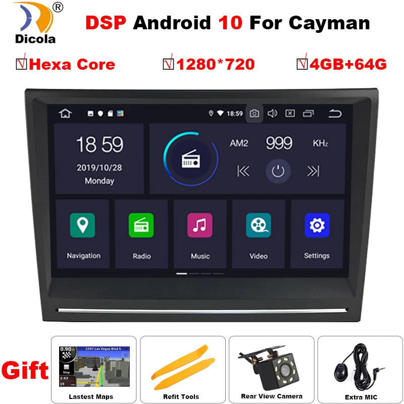 8 &quotPX6 DSP Android 10 радио аудио автомобильный стерео DVD GPS навигация головное