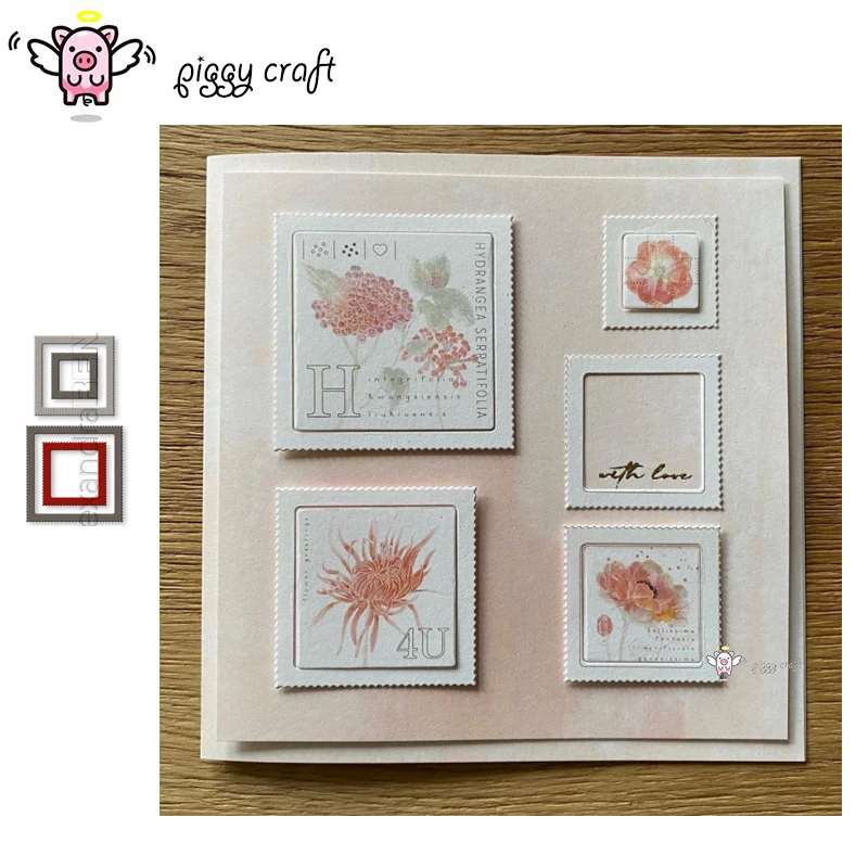 Металлические Вырубные штампы форма для вырезания квадратная рамка