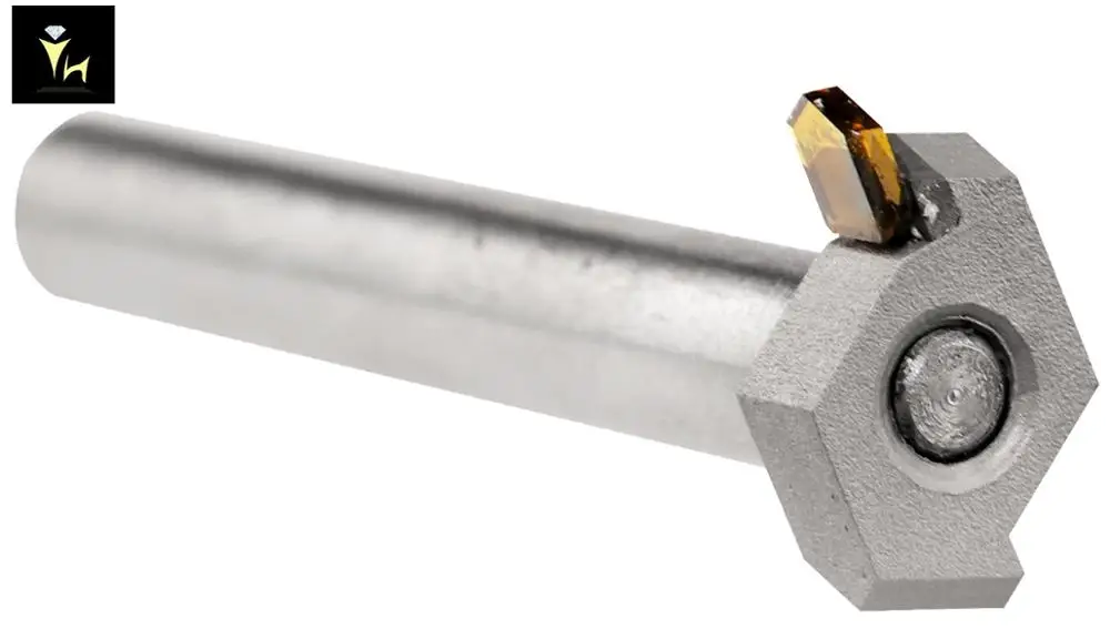 Yuhe PCD угол 105 градусов V-образная форма алмазные инструменты с ЧПУ установка на