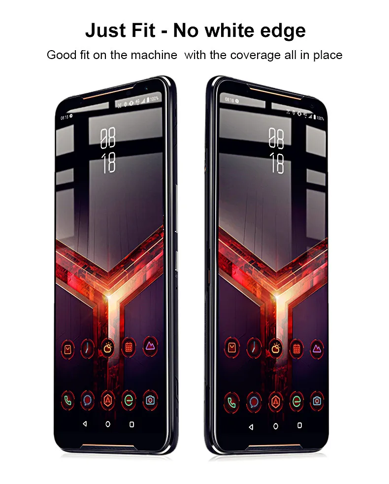 Imak Pro+ чувствительное Сенсорное полное покрытие стекло для ROG Phone II ZS660KL закаленное стекло с полным AB клеем Adsorp ROG Phone 2