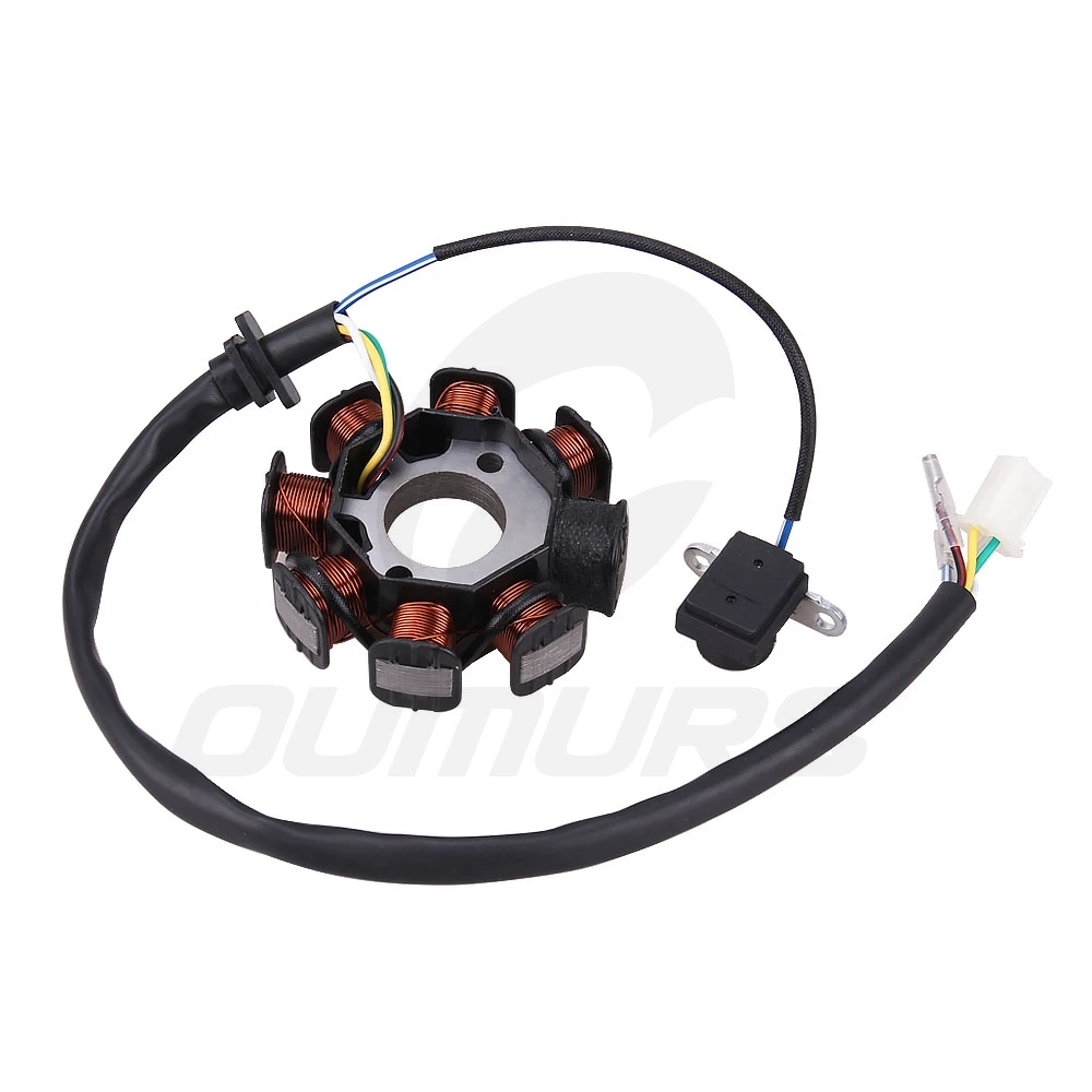 OUMURS мотоцикл GY6 150cc 8 полюс катушки Статор для скутера зарядки Системы подходит 50 70