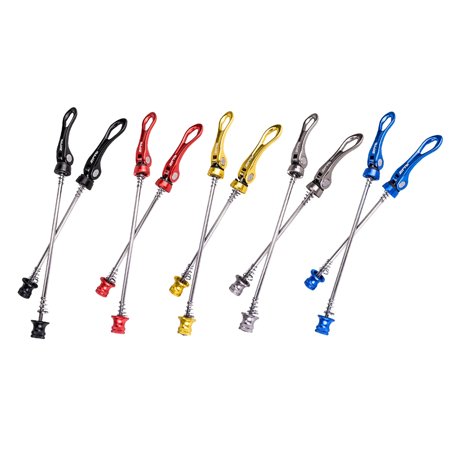 

1 Pair Bicycle Wheel Hub Skewers Quick Release Multi-color High Quality Mountain Bicycle Road Bike Bicycle Part