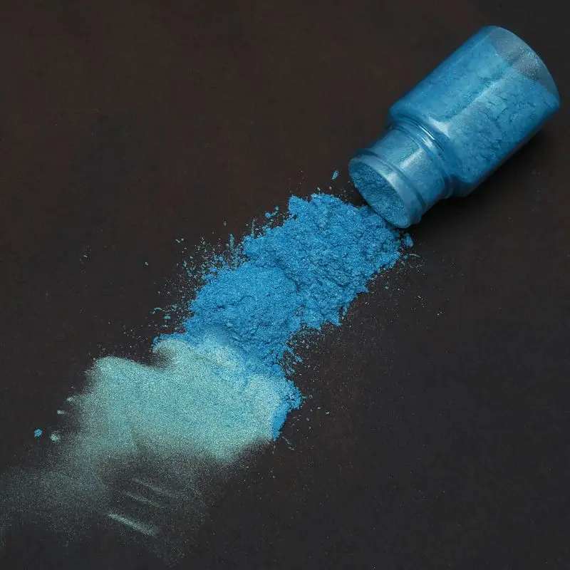 

10 Colors Sea Blue Mica Powder Pearl Pigment Epoxy Resin Colorant Cosmetic Grade R2LE