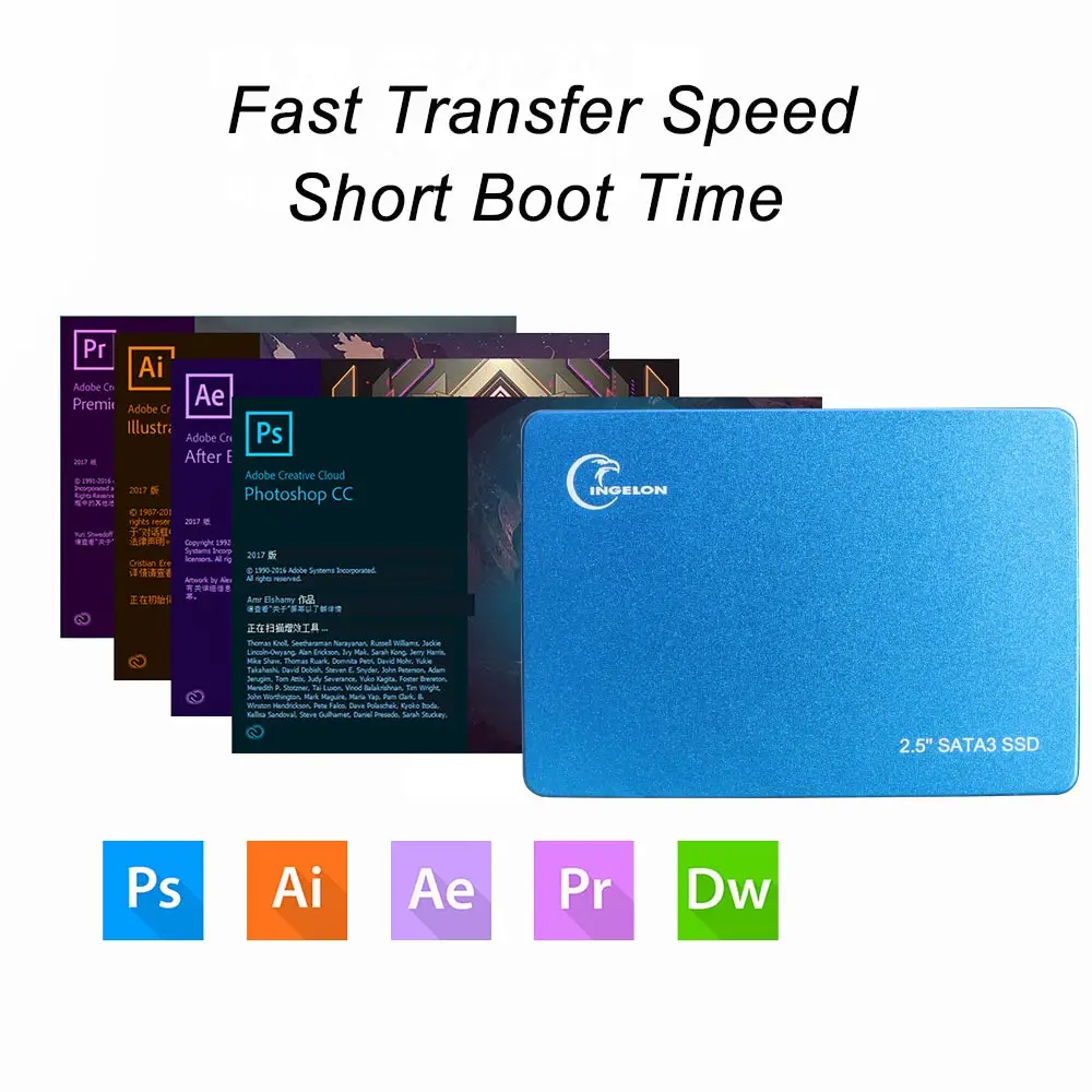 Promotional HD SSD 240GB 480GB 120GB 64GB sata Internal Solid Disk Laptop Desktop Disco ssd 240 gb hdd 2.5 inch Dropshipping | Компьютеры