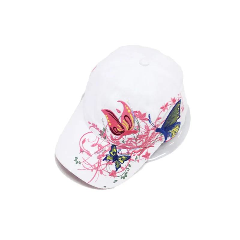 Модные бейсболки с вышивкой бабочки для мужчин и женщин Снэпбэк Кепка в стиле