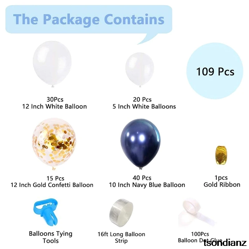 

109pcs/lot 5/10/12inch Latex Balloons And Colored Confetti Birthday Party Decorations Mix Rose Wedding Decoration Helium Ballon