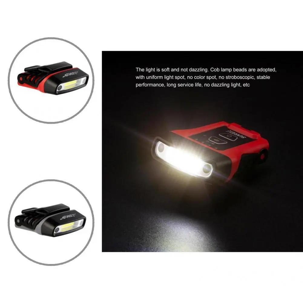 

Зажим для шляпы Легкая Установка Универсальная зарядка быстрая индукция супер яркий зажим свет