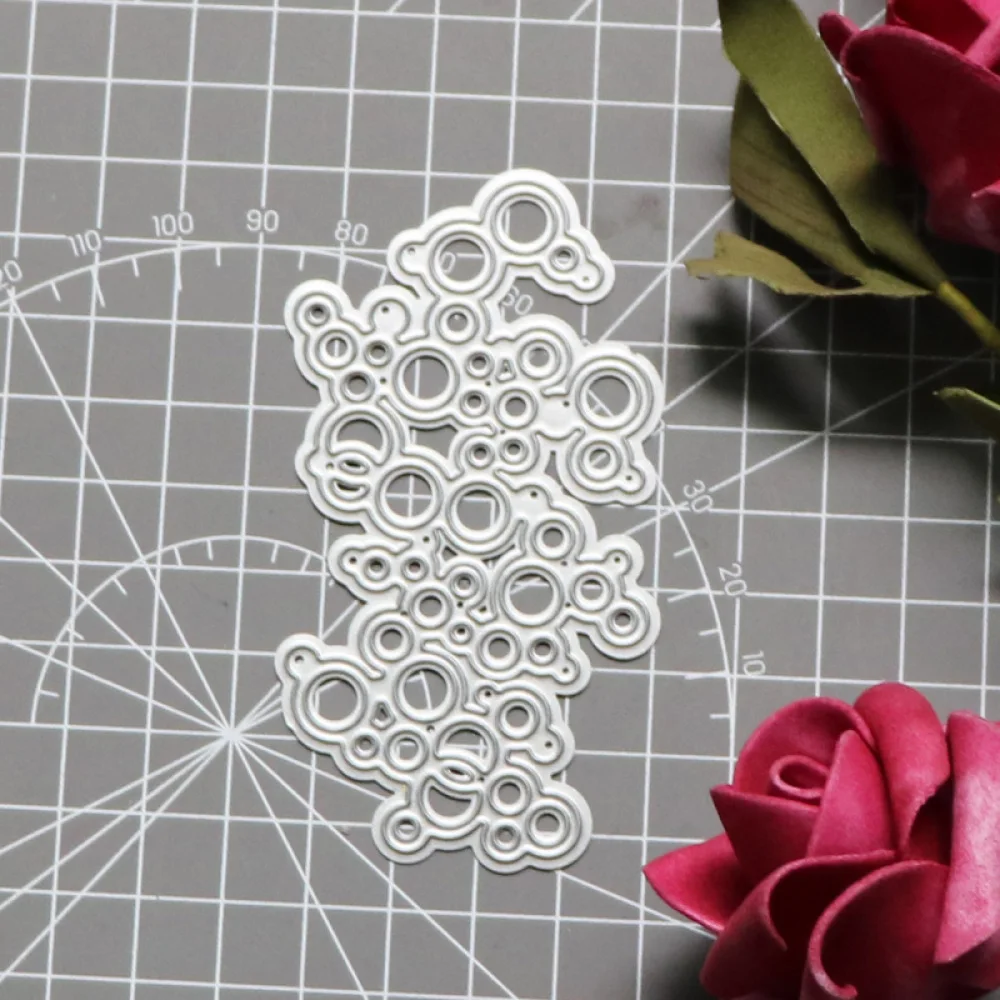 

Bubble Circle Irregular Frame Cards Metal Cutting Dies Stencils for DIY Scrapbooking/photo Album Decor Embossing DIY Paper Cards