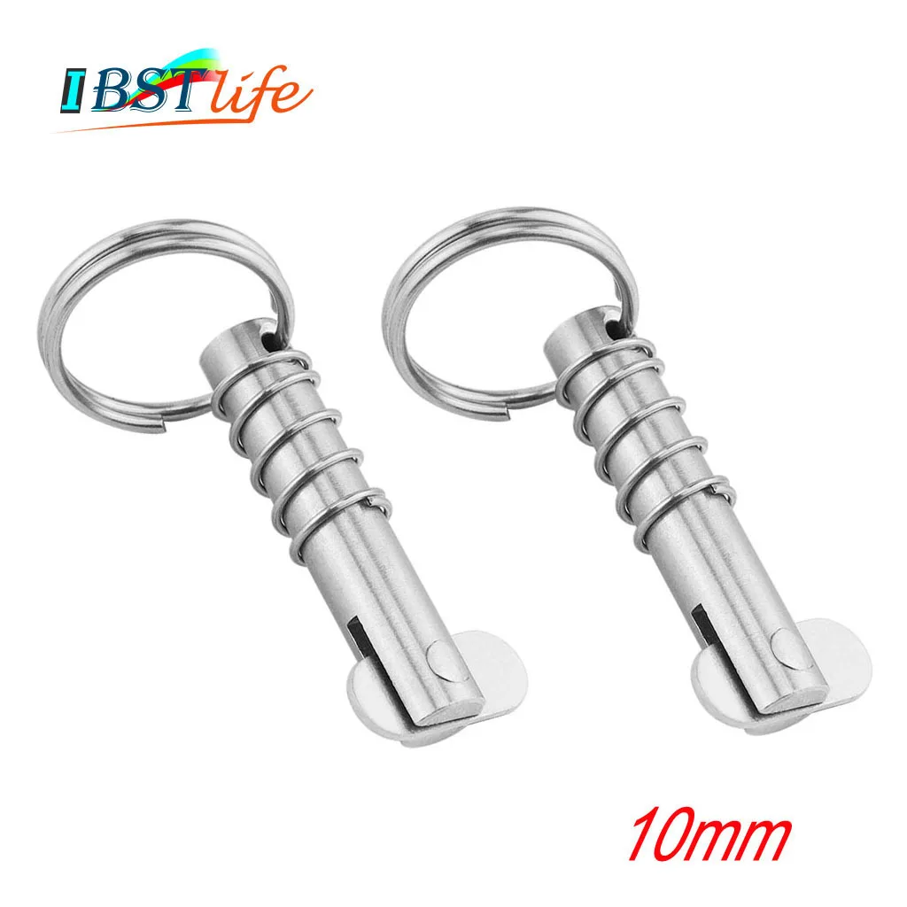 

2X 10mm Marine grade stainless steel 316 Boat Quick Release Pin Marine Hardware Deck Hinge Replacement Accessories