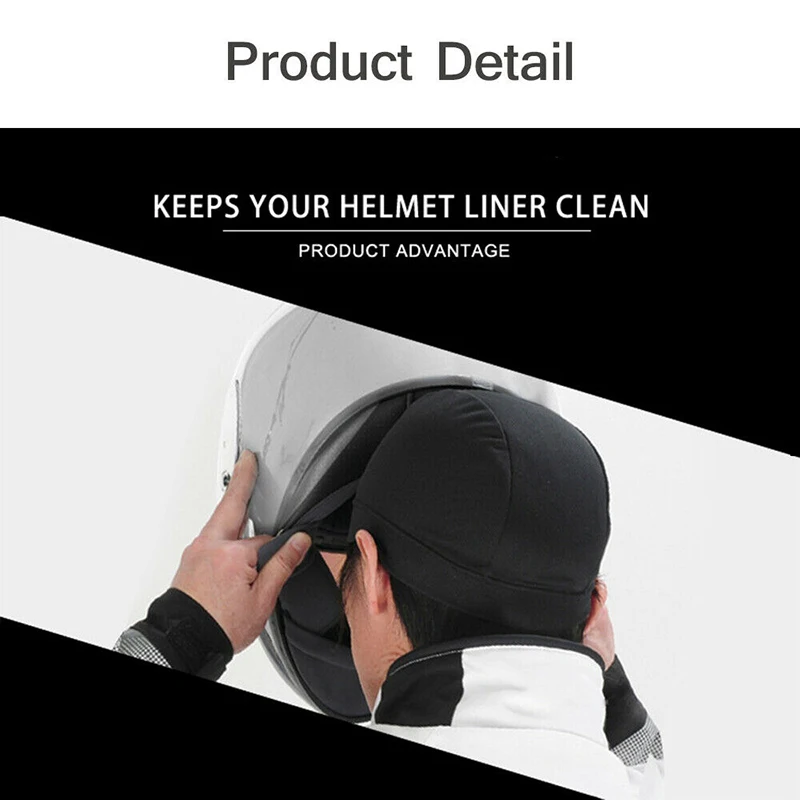 Мотоциклетный шлем внутренняя Кепка Cool Max быстросохнущая дышащая гоночная Шапка