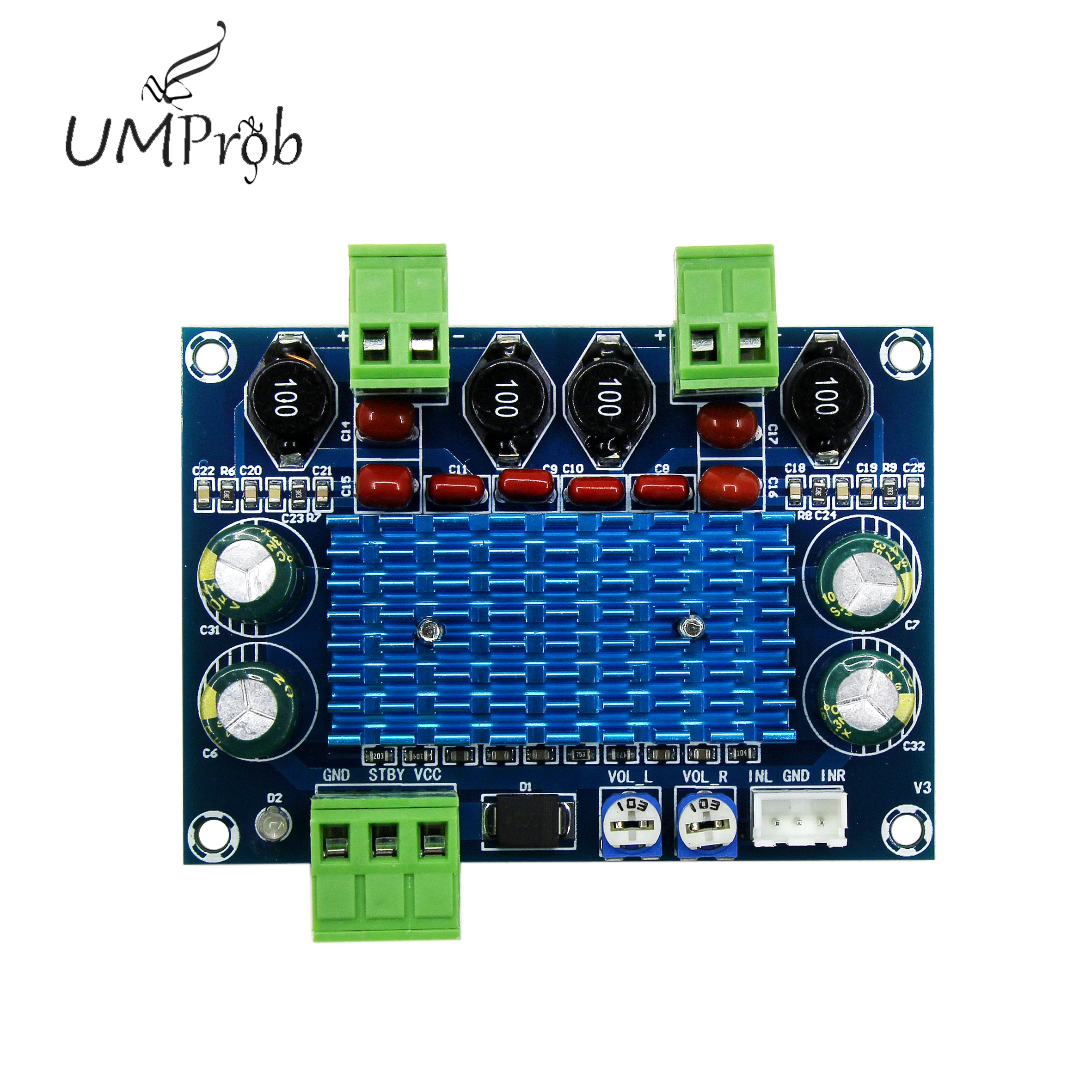 Высокая Мощность цифровой усилитель мощности платы Hi Fi Плата усилителя 2*120 Вт M572