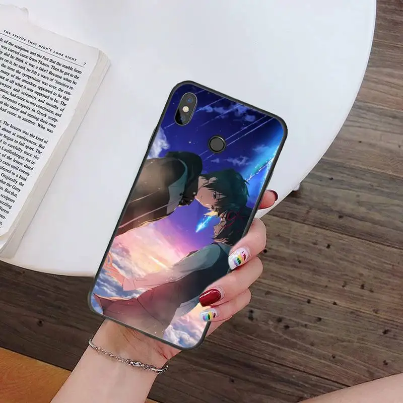 

Anime Your Name Kimi no Na wa Phone Case For Xiaomi mi Redmi note 7 8t 9 9t 9s 8 10 10t 11 pro lite K20 max 3