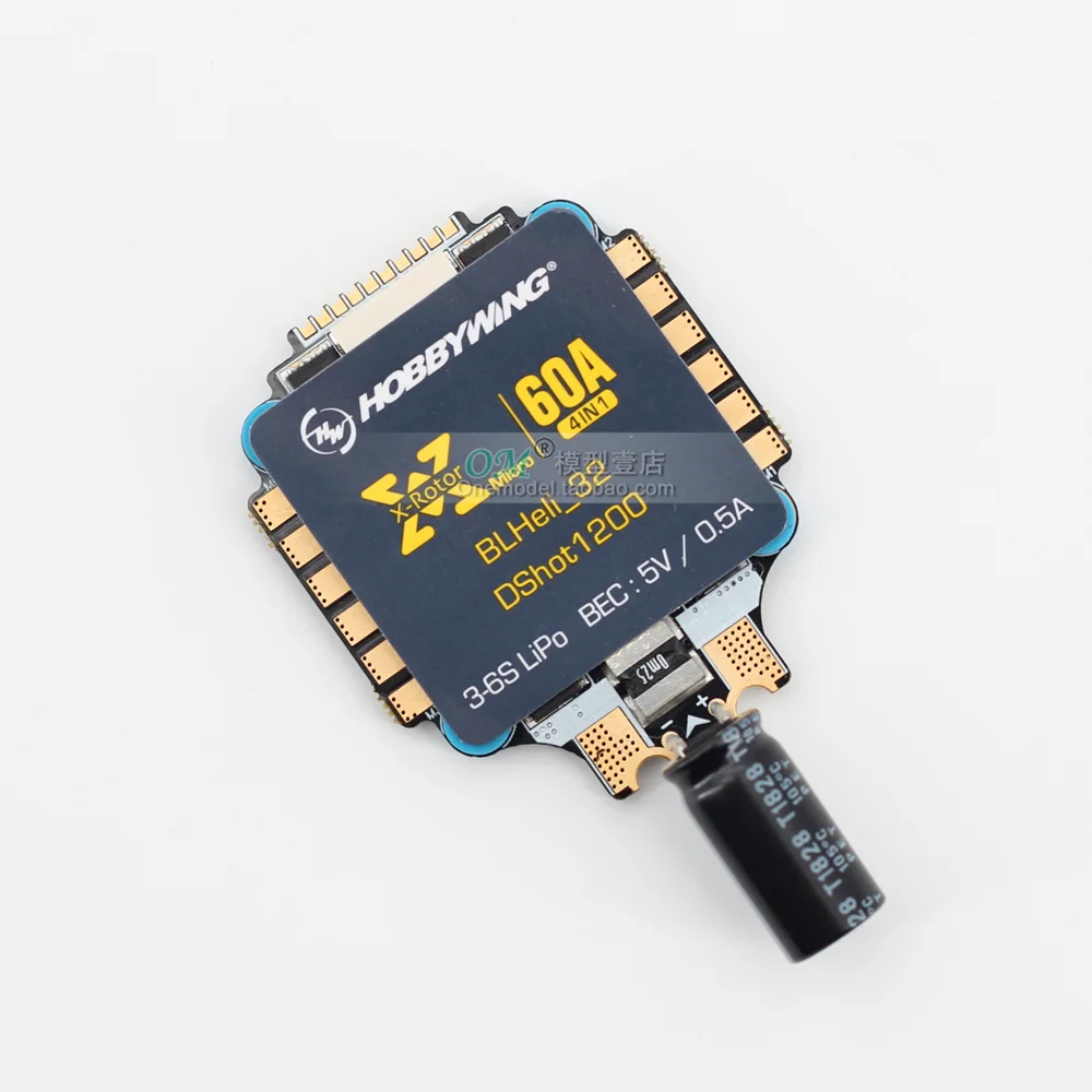 Контроллер полета Hobbywing XRotor F4 G3 с Micro 60A 4 в 1 BLHeli-32 DShot1200 для FPV гоночного