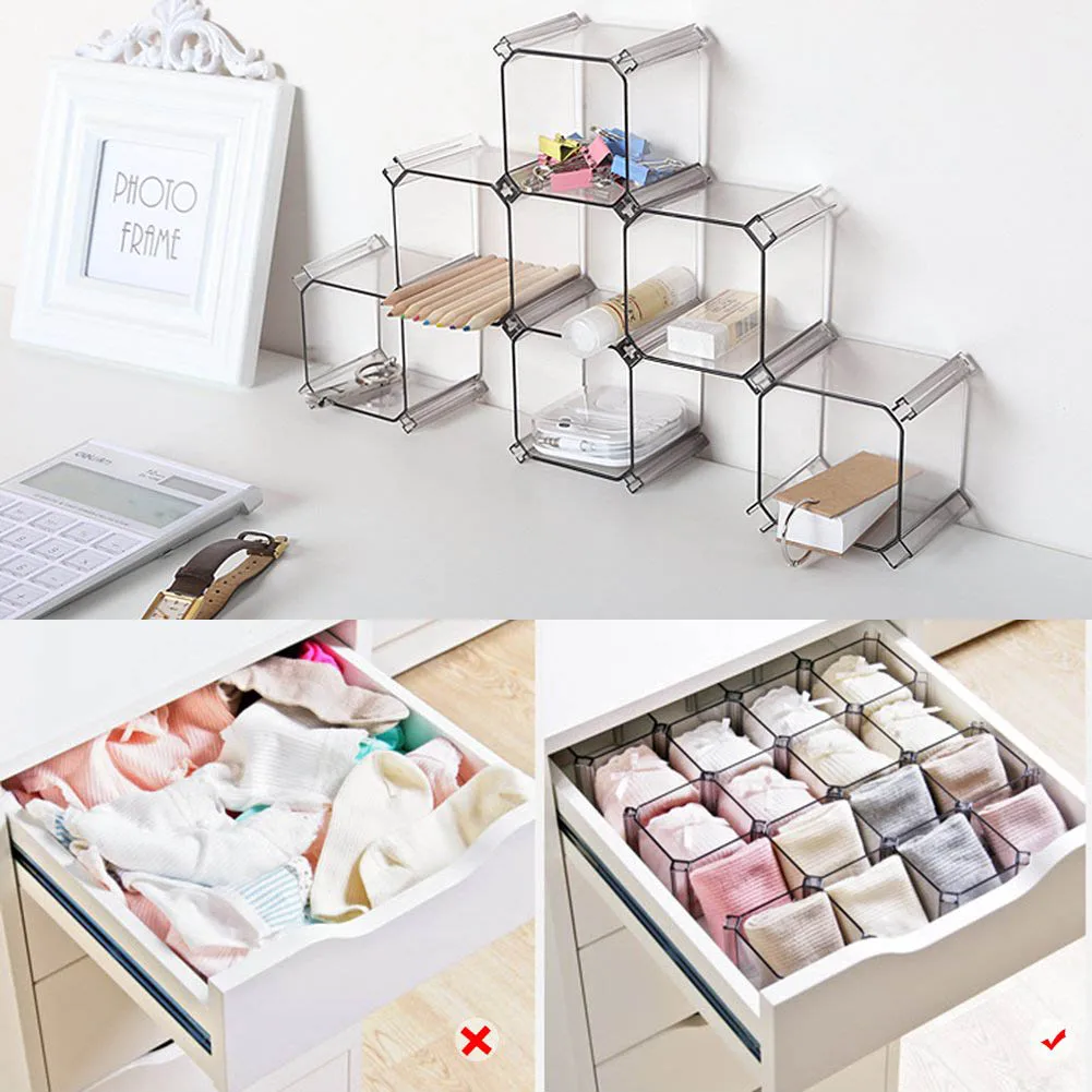 Разделительная разделительная коробка для сортировки нижнего белья 6 шт. | Дом и