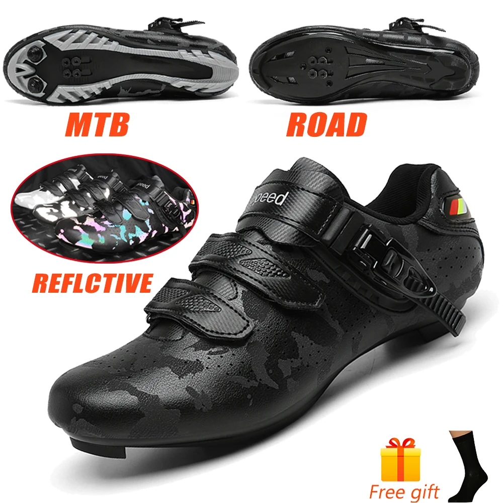 

Кроссовки мужские на плоской подошве, профессиональные Сникерсы для езды на велосипеде, скоростная Уличная обувь унисекс для горных велоси...
