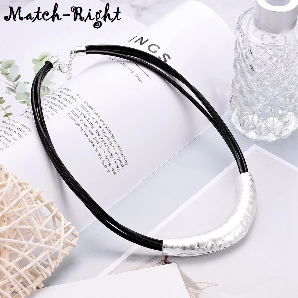 Подходящие ожерелья и кулоны женские/массивные/кожаные/Винтажные/женские/ожерелья-чокер для женщин украшение на шею чокер LG535