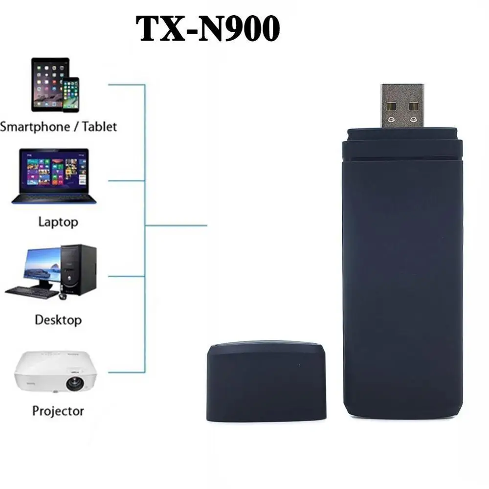 

Compatible Dual Band RT5572 Wireless Network Card 300mbps Frequency 5.8G Reception Dual 2.4G/5G Signal L9K7