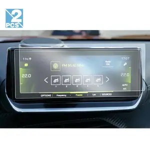 ruiya car pet screen protector for 208 e 208 2008 e 2008 10 inch gps navigation touch center display auto interior accessories free global shipping