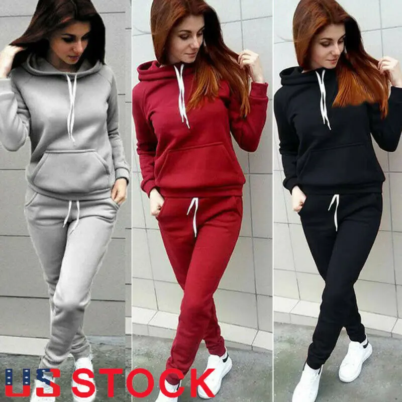 Модный женский комплект одежды из 2 предметов повседневный спортивный костюм для