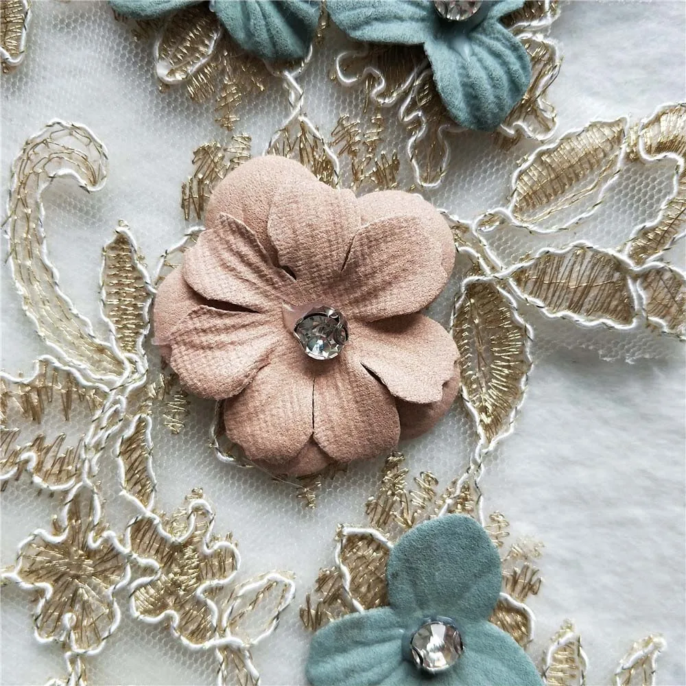 Высококачественный 3D Цветочный бриллиантовый декоративный тонкий женский