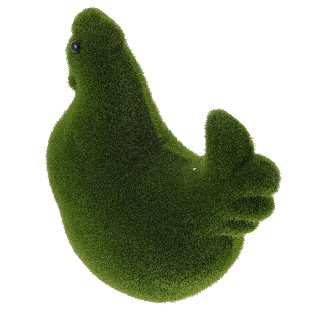 

Artificial Moss Animal Figurine Decor Adorable Desktop Decor Home Ornament