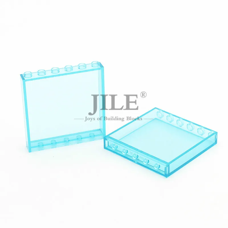 MOC прозрачное стекло ABS планшет пластина вид на город улица окна DIY здание просветить блок Кирпичи совместимы с частицами - Цвет: photo show