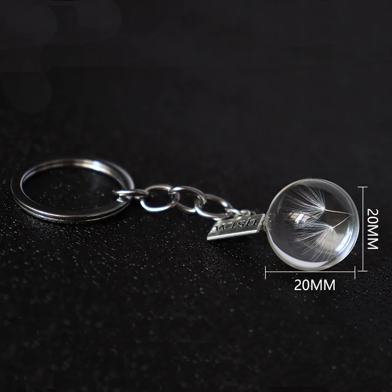 Желаю одуванчика искусственный держатель Освежающая подвеска в бутылке брелки с