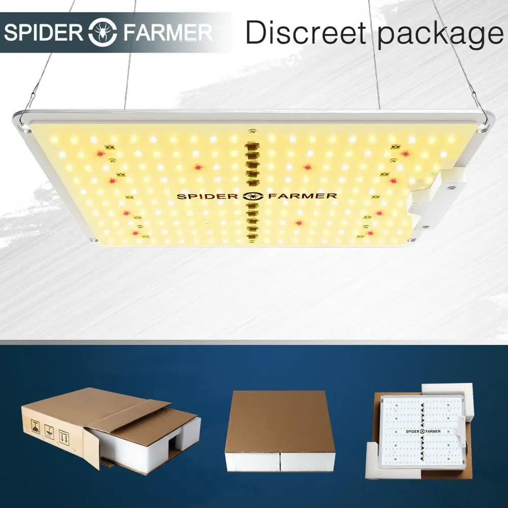 Spider Farmer 600W фитолампа светодиодный свет выращивания гидропоника система полный