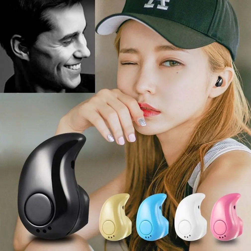 Беспроводные Bluetooth наушники S650 BT 4 1 спортивные вкладыши с микрофоном мини