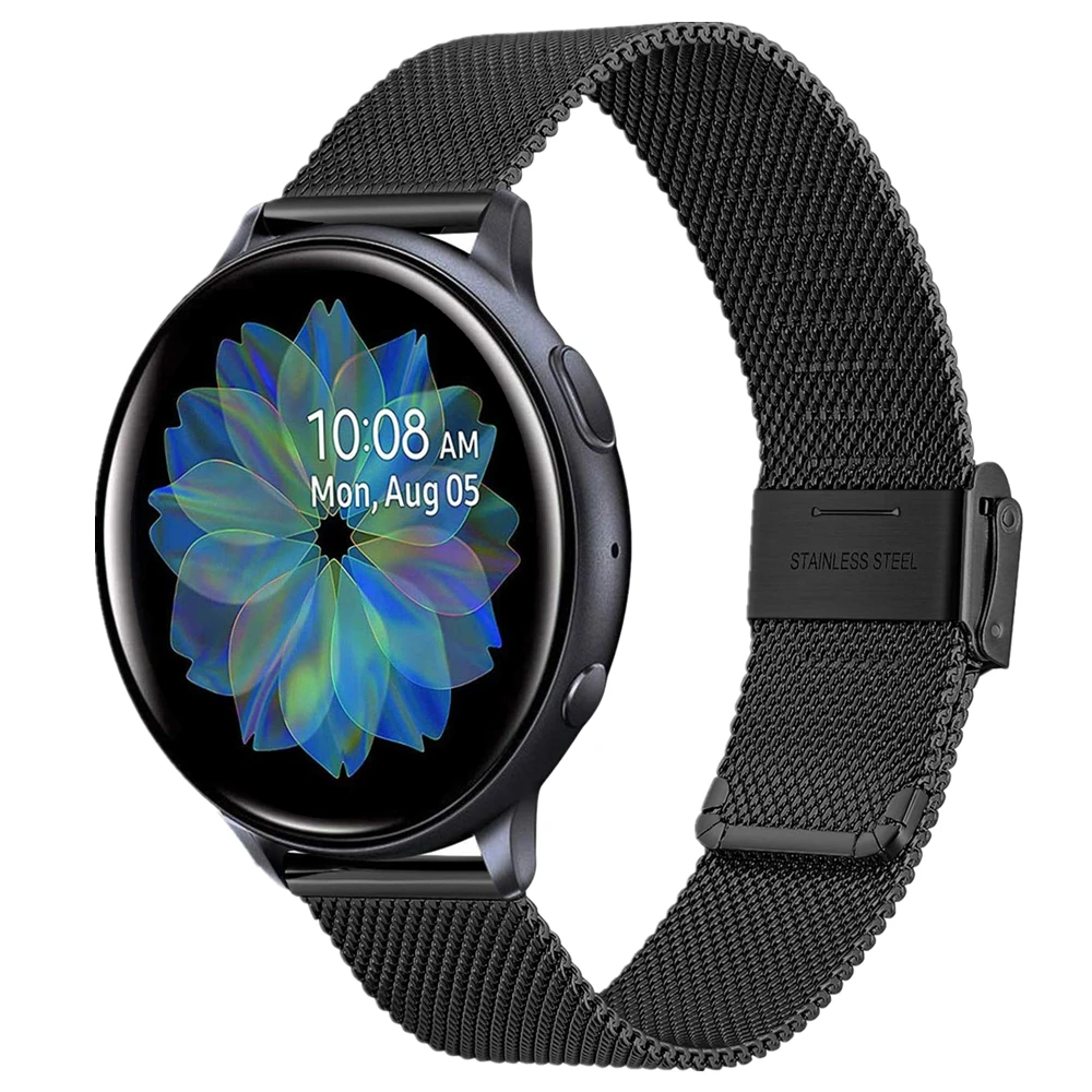 Ремешок из нержавеющей стали для наручных часов комплект Samsung galaxy watch active 2 40 мм 44