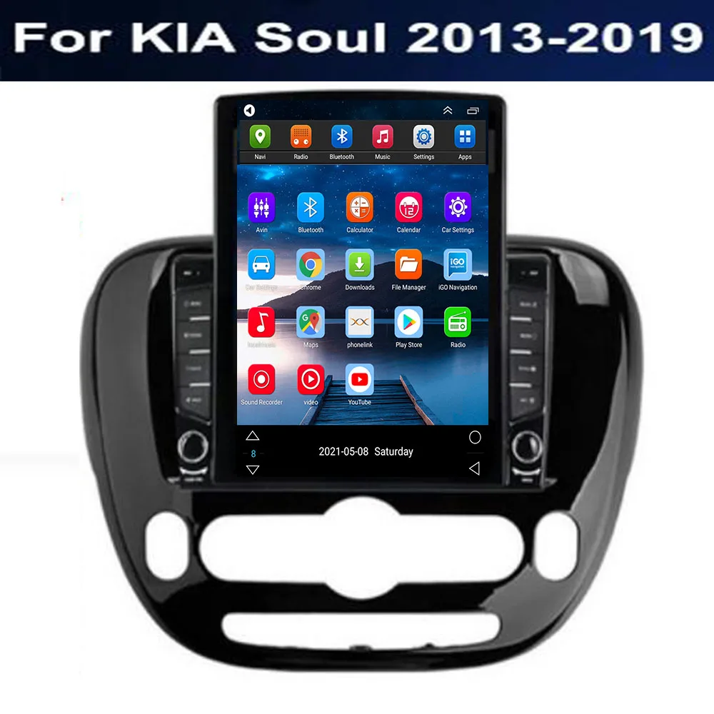 

For KIA Soul 2013-2019 Tesla Type Android 11 Car Radio Multimedia Video Player Navigation GPS