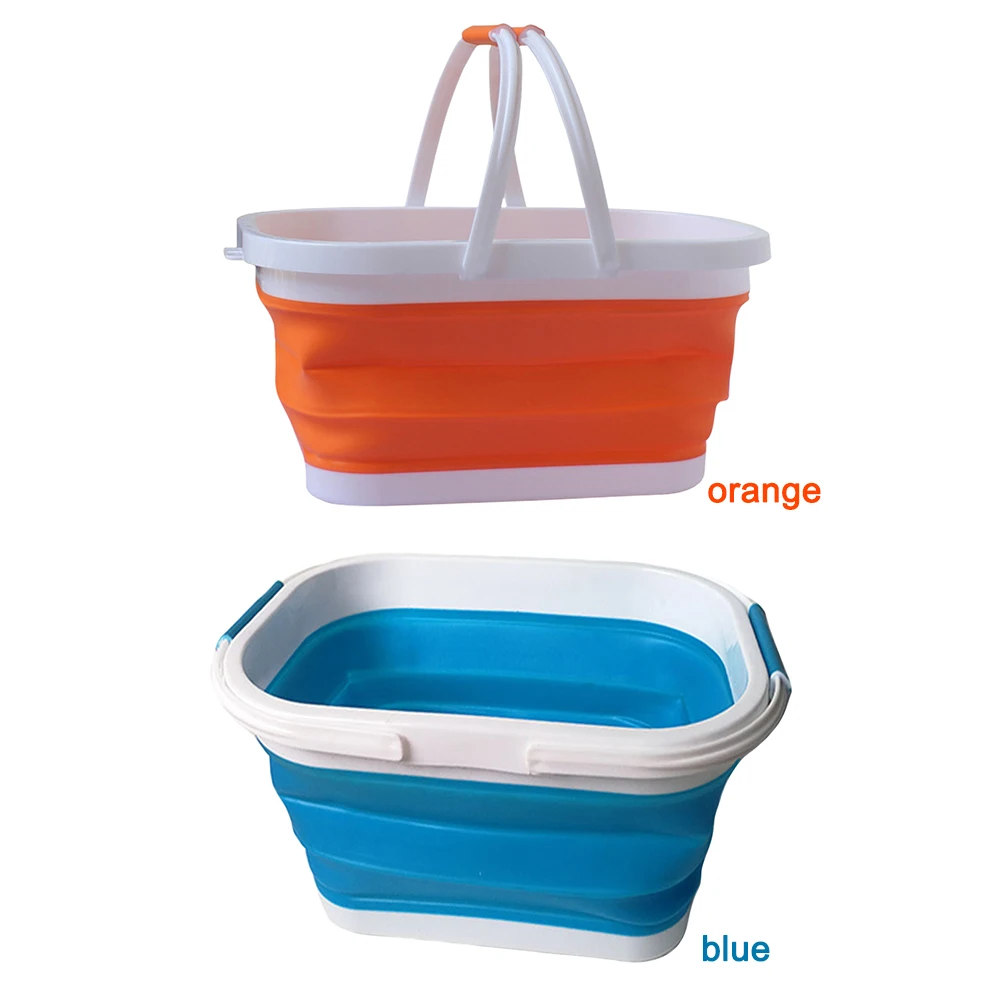 

Silicone Water Bucket Foldable Portable Outdoor Travel Camping Hiking Fishing Water Storage Container Drinking BBQ Picnic Barrel