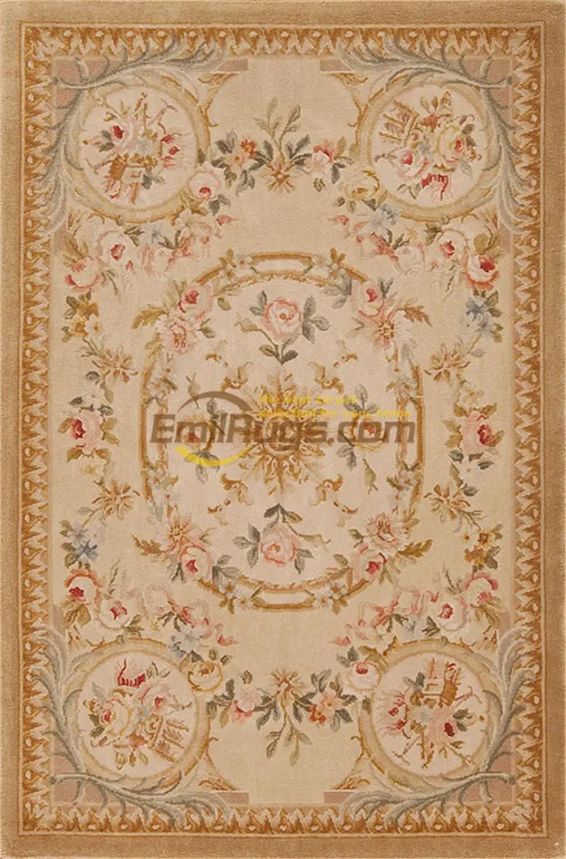 Один из видов ковров Уникальный дворцовый французский ковер большой винтажный
