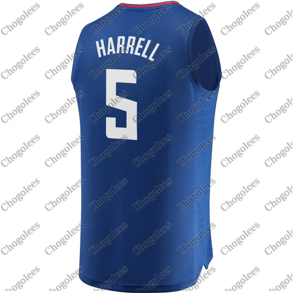 

Men Basketball Jersey Montrezl Harrell LA Branded Fast Break Player Jersey Icon Edition Royal