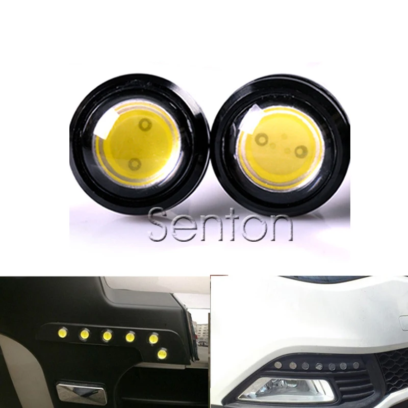 2X стайлинга автомобилей 23 мм орлиный глаз светильник 12V для Renault Duster Laguna Megane 2 3 Logan